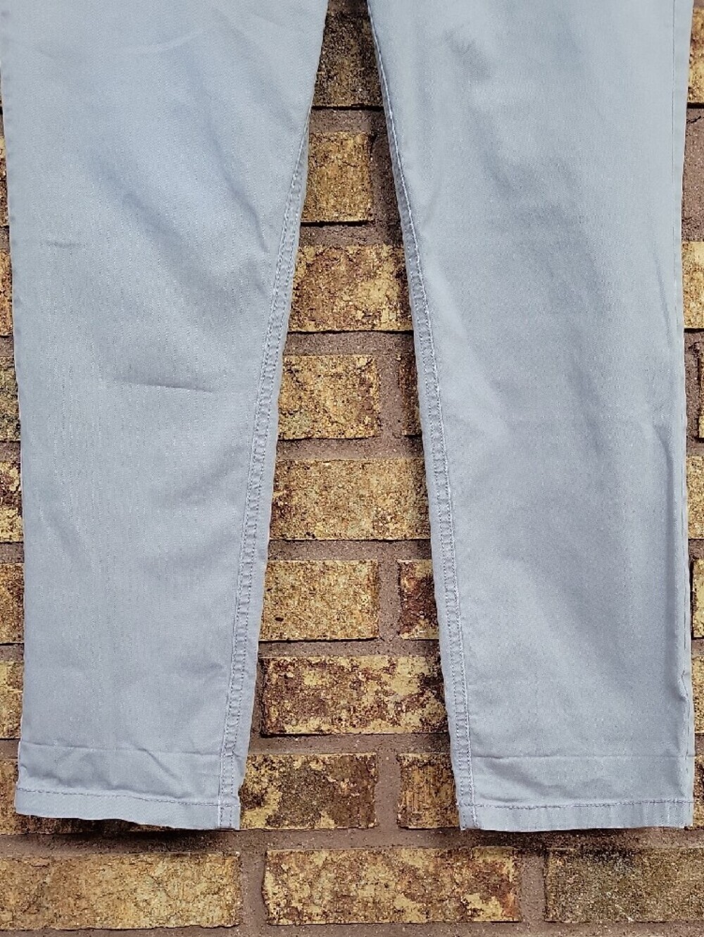 LOFT Cropped Gray Pants Cotton Stretch Size 8 Business Casual - Picture 4 of 10